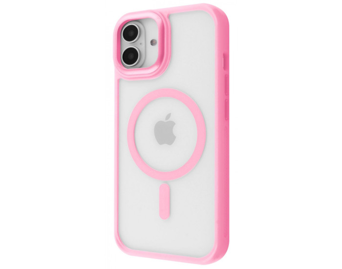 Чехол-силикон Proove Clear Essence Case with Magnetic Ring iPhone 17 Pink Sand