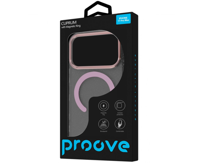 Чехол-силикон Proove Cupum Case with Magnetic Ring iPhone 17 Pro White