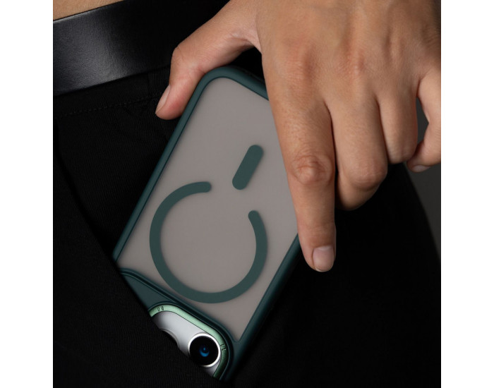 Чехол-силикон Proove Essence Case with MagSafe Ring iPhone 17 Midnigth Blue