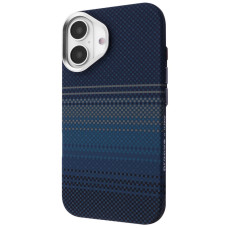 Чехол-силикон Proove Gleam Case with Magnetic Ring iPhone 17 Blue Stripes