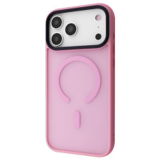 Чехол-силикон WAVE Matte Insane Case with MagSafe Ring iPhone 17 Pro Pink 