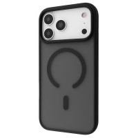 Чехол-силикон WAVE Matte Insane Case with MagSafe Ring iPhone 17 Pro Black 