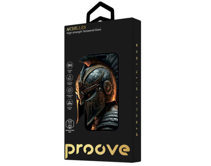 Захисне Скло Proove Achilles Installation Box iPhone 15 Pro Max, Black