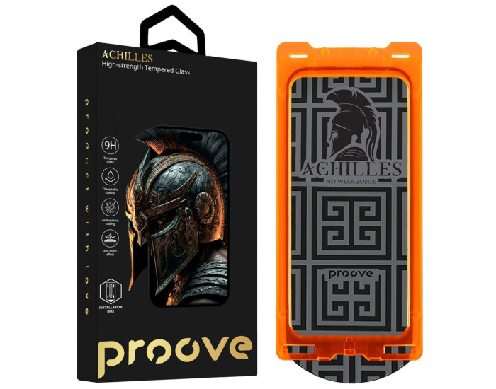 Захисне Скло Proove Achilles Installation Box iPhone 15 Pro Max, Black