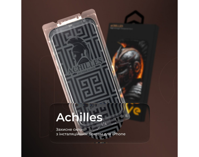 Захисне Скло Proove Achilles Installation Box iPhone 15 Pro Max, Black