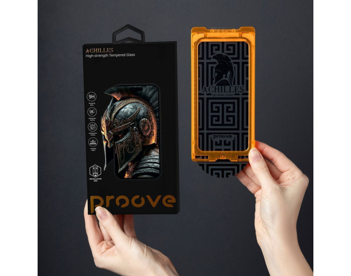 Захисне Скло Proove Achilles Installation Box iPhone 15 Pro Max, Black