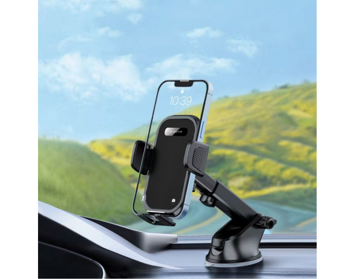Автотримач Proove Longway Plaid Suction Type Car Mount, Black