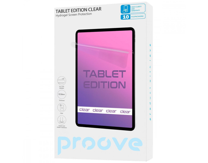 Захисна гідрогелева плівка Proove Hydrogel Screen Protection (TABLET EDITION) Clear