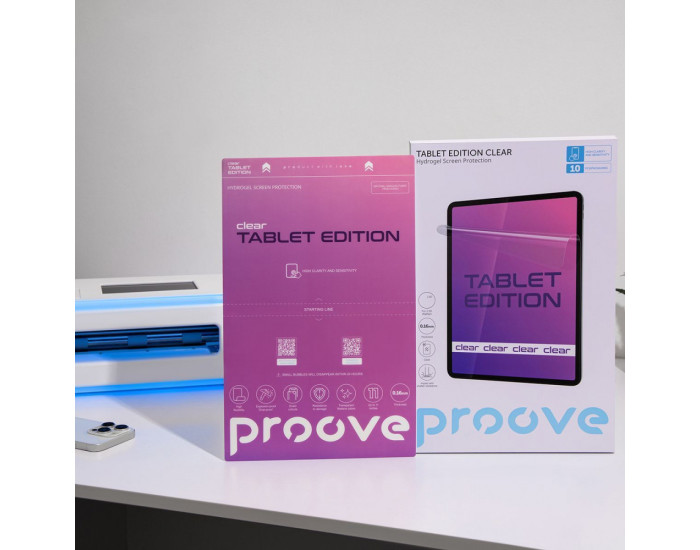 Захисна гідрогелева плівка Proove Hydrogel Screen Protection (TABLET EDITION) Clear