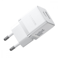 Мережеве зарядний пристрій Baseus Palm Type-C + USB 30W (P1011160A213-00) White