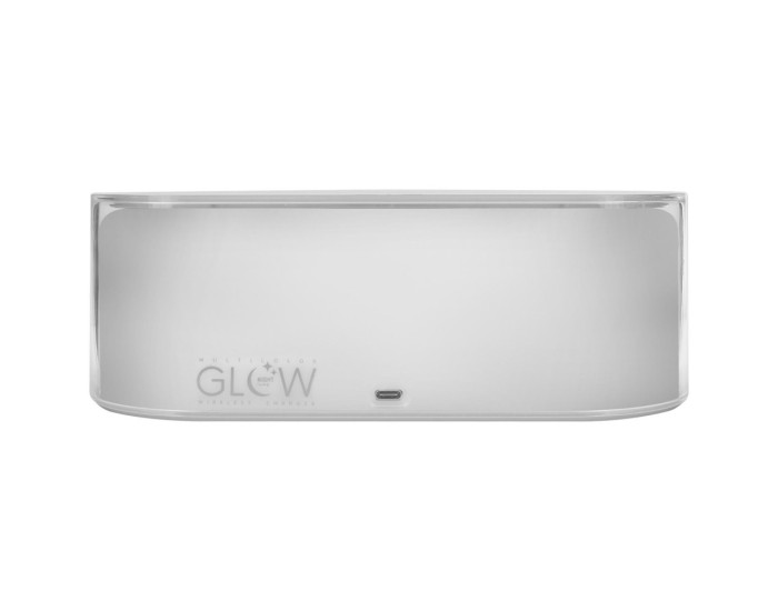 Ночник Proove Multicolor Glow 1200mAh с безпроводной зарядкой, White