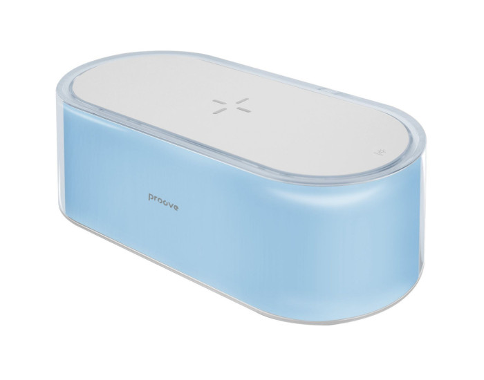 Ночник Proove Multicolor Glow 1200mAh с безпроводной зарядкой, White