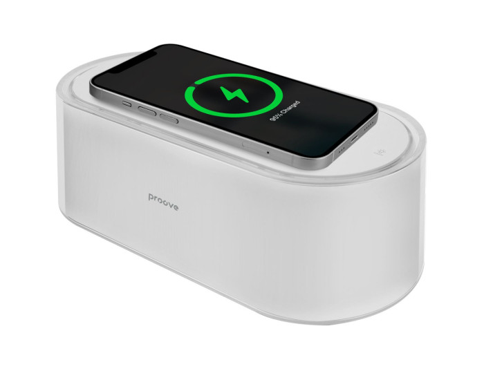 Ночник Proove Multicolor Glow 1200mAh с безпроводной зарядкой, White