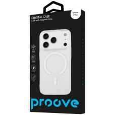 Чехол-силикон Proove Crystal Case with Magnetic Ring iPhone 17 Pro (Cosmic orange)