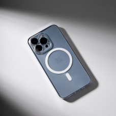 Чехол-силикон Proove Crystal Case with Magnetic Ring iPhone 17 Pro (Cosmic orange)