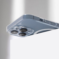 Чехол-силикон Proove Crystal Case with Magnetic Ring iPhone 17 Pro (Cosmic orange)