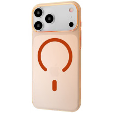 Чехол-силикон Proove Crystal Case with Magnetic Ring iPhone 17 Pro Max (Cosmic orange)