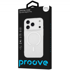 Чехол-силикон Proove Crystal Case with Magnetic Ring iPhone 17 Pro Max (Cosmic orange)