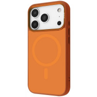 Чехол-силикон Proove Sapphire Case with Magnetic Ring iPhone 17 Pro  (Cosmic orange)