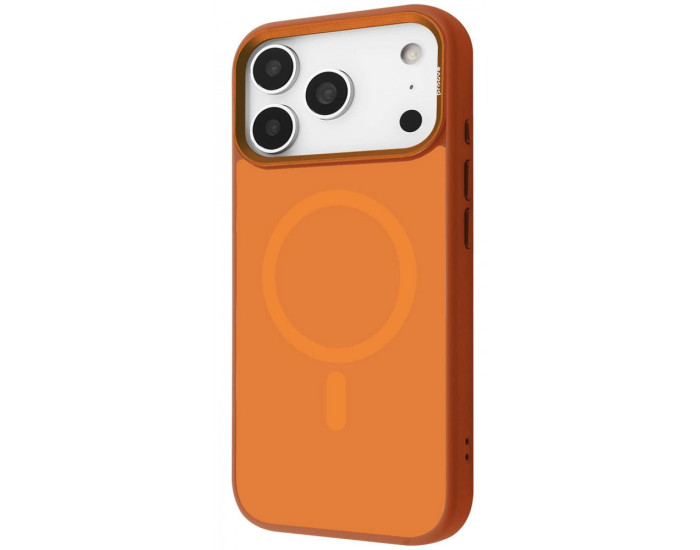 Чехол-силикон Proove Sapphire Case with Magnetic Ring iPhone 17 Pro Max (Cosmic orange)