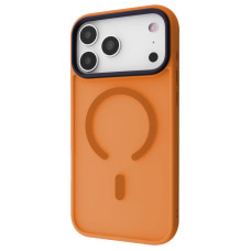 Чехол-силикон WAVE Matte Insane Case with MagSafe Ring iPhone 17 Pro Max Cosmic orange 