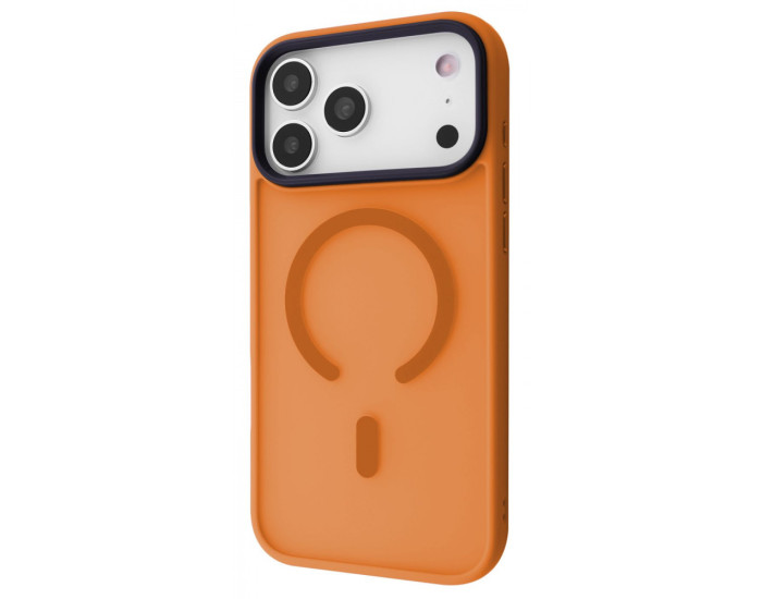 Чохол-силікон WAVE Matte Insane Case with MagSafe Ring iPhone 17 Pro Max Cosmic orange