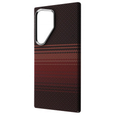 Чохол-силікон Proove Gleam Case with Magnetic Ring Samsung S24 Ultra (Gold Strips)