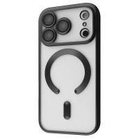 Чехол-силикон Metal Matte Case with MagSafe iPhone 17 Pro Max Black Titanium