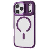 Чехол-силикон Proove Clear Essence Case with Magnetic Ring iPhone 17 Pro Deep Purple