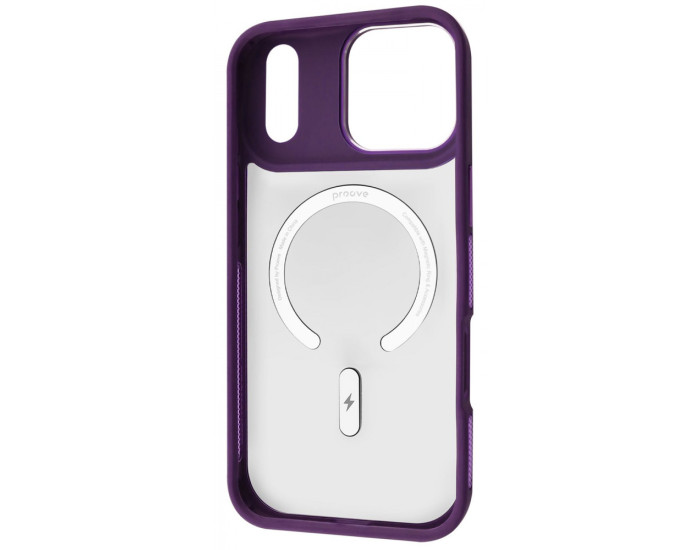 Чехол-силикон Proove Clear Essence Case with Magnetic Ring iPhone 17 Pro Max Gray