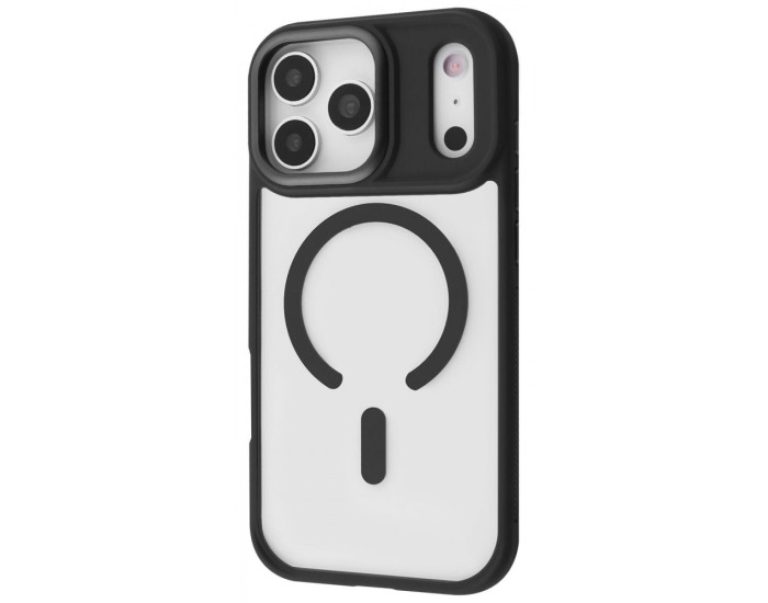Чехол-силикон Proove Clear Essence Case with Magnetic Ring iPhone 17 Pro Max Black