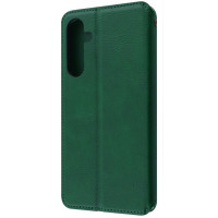 Чохол-книга WAVE Cubic Rubic Case Samsung S25 Plus Green