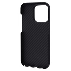 Чехол-силикон WAVE Premium Carbon Slim with Magnetic Ring iPhone 14 Plus /15 Plus Black