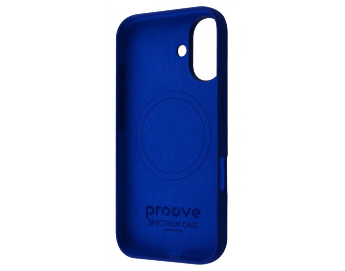 Чехол-силикон Proove Spectrum Case with Magnetic Ring iPhone 17 Acid Blue