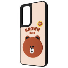 Чехол-силикон WAVE Doodle Case Samsung Galaxy S25 FE (bear)