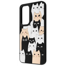 Чехол-силикон WAVE Doodle Case Samsung Galaxy S25 FE (cats)