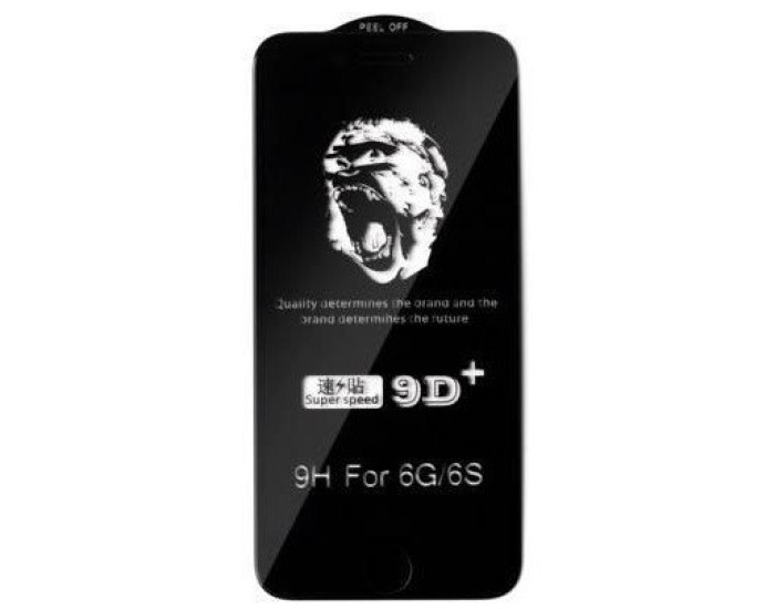 Захисне Скло 9D+ iPhone 6 / 6s Black