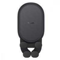 Автодержатель в дефлектор Baseus Stable Gravitational Car Mount Lite (SUWX010001) (Черный / Black)