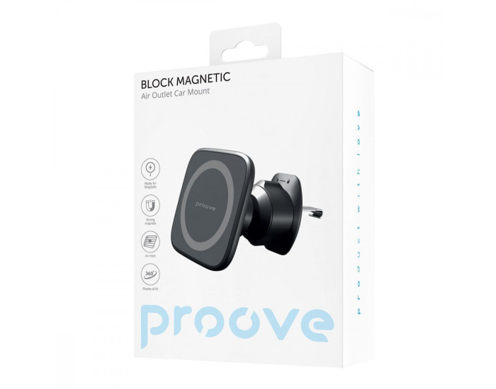 Автотримач Proove Block Magnetic Air Outlet Car Mount Magnetic Ring