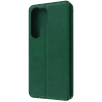Чохол-книга WAVE Cubic Rubic Samsung S938B Galaxy S25 Ultra, Green