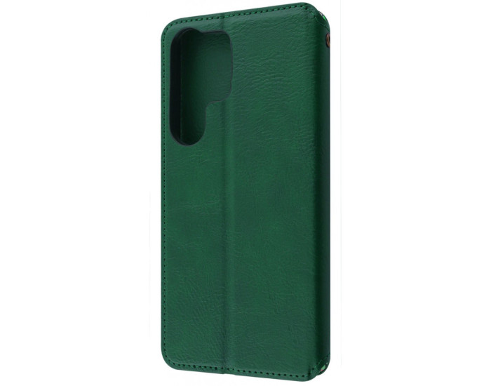 Чохол-книга WAVE Cubic Rubic Samsung S938B Galaxy S25 Ultra, Green
