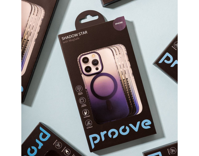 Чехол-силикон Proove Shadow Star Case with Magnetic Ring iPhone 15 Pro Max Black