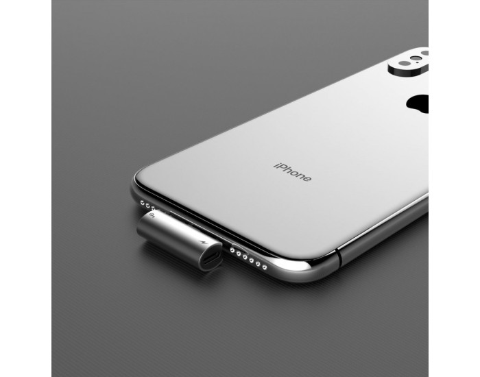 Переходник Baseus L46 Lightning to Lightning + AUX