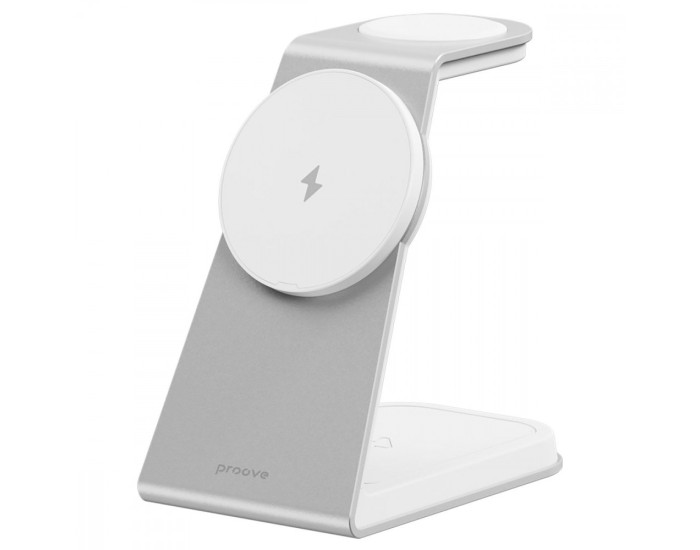 Бездротова зарядка Proove Omni Power 3 in 1 White