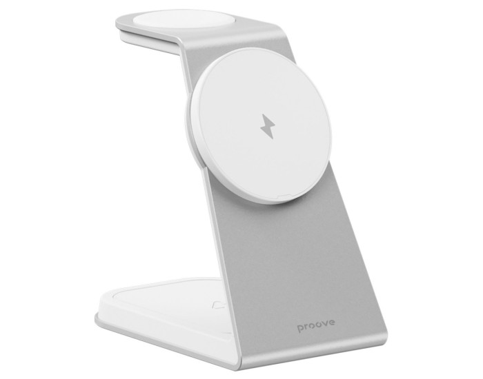 Бездротова зарядка Proove Omni Power 3 in 1 White