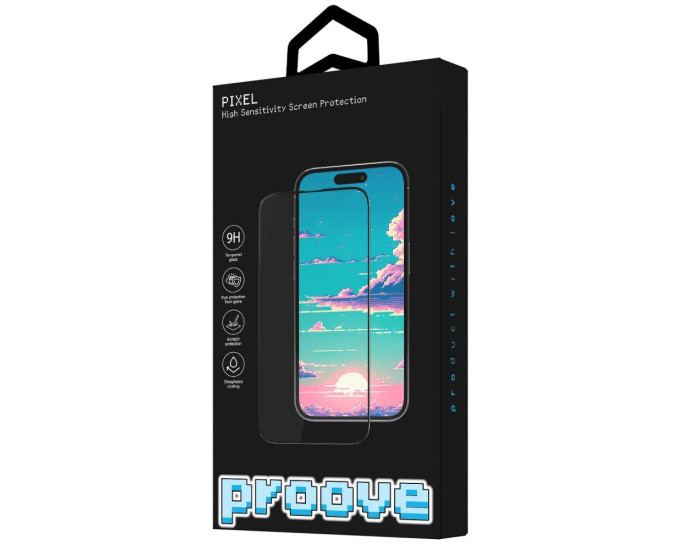 Захисне Скло Proove PIXEL iPhone 13 Pro Max /14 Plus Black