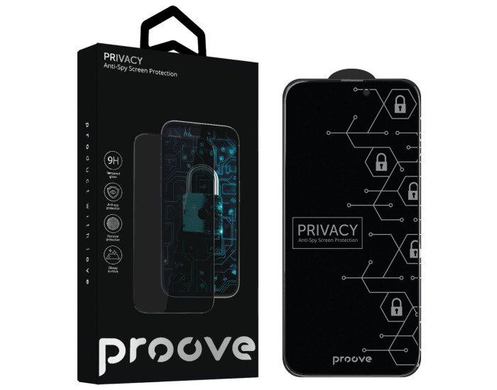 Захисне Скло Proove Privacy iPhone 17 Pro, Black