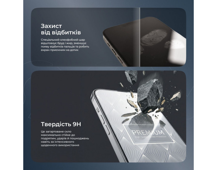 Захисне Скло Proove Premium iPhone 17 Pro Max Black