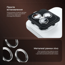 Защитное стекло на камеру Proove Achilles iPhone 13 Pro /13 Pro Max, Gold