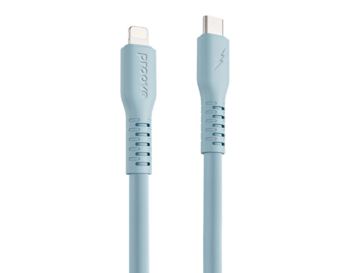 Кабель Proove Eternal Type-C to Lightning (27W/1m) (Light blue)